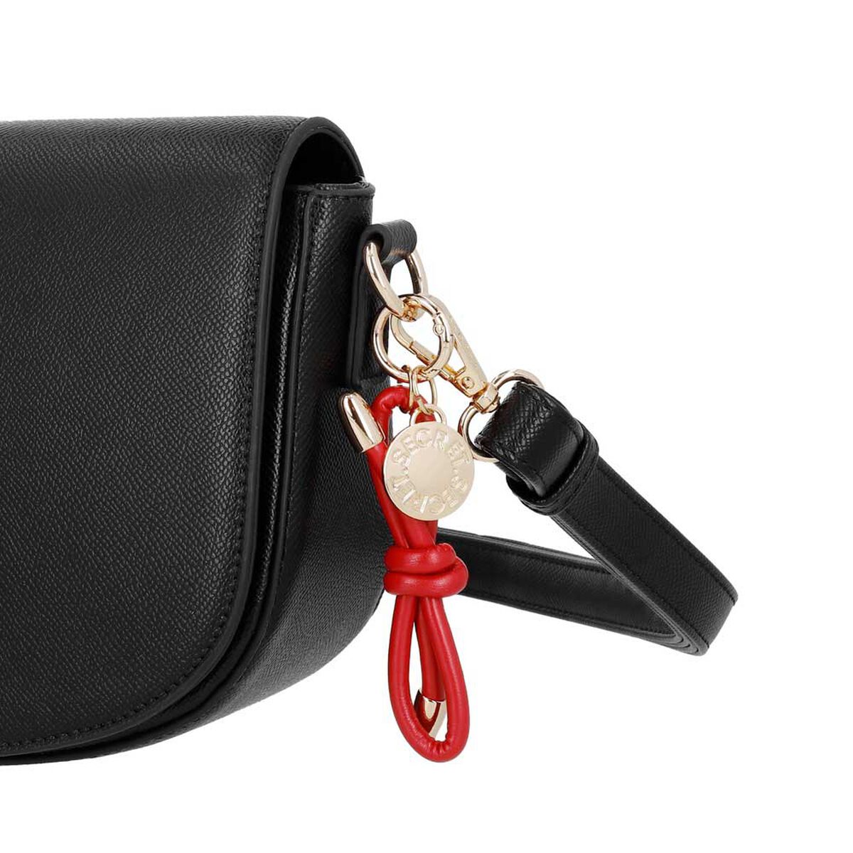 Cartera Bandolera Secret Kansas SC7 Peque&ntilde;a Negra