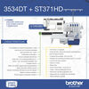 Combo Máquina de Coser Brother ST371HD + Overlock 3534DT