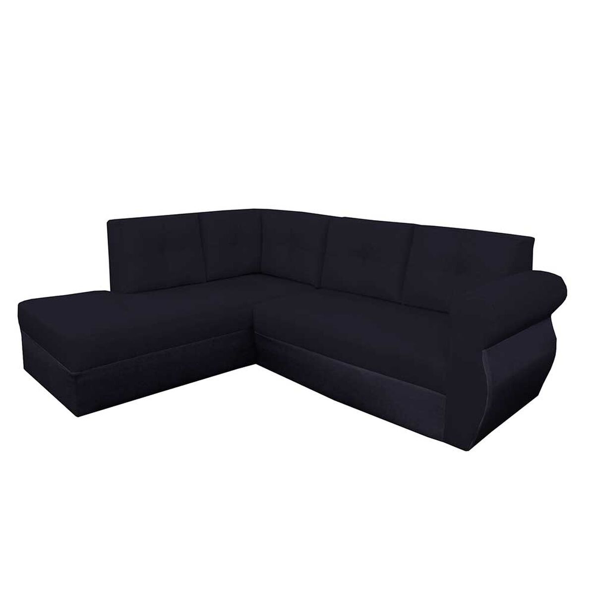 Sof&aacute; Secccional Muebles MYM Marce 4 Cuerpos Negro