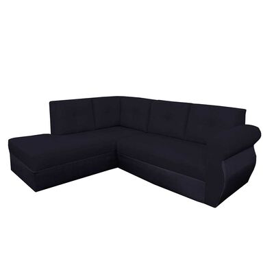 Sof&aacute; Secccional Muebles MYM Marce 4 Cuerpos Negro