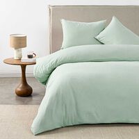 Funda de Plumón Cannon 2 Plazas Liso Sage