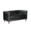 Sof&aacute; Latam Home Brescia 2 Cuerpos Negro
