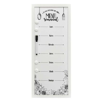 Imagen 1 del producto Pizarra Plástico Vgo Kitchen 20 x 50 cm Blanco