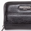 Billetera Lisa Negra Eco Cuero Mujer Portman Club