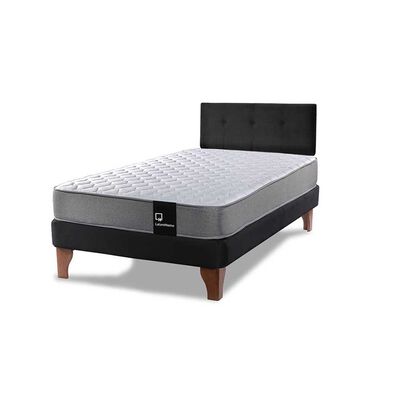 Imagen 2 del producto Cama Europea Latam Home 1,5 Plazas Zen Best Negro