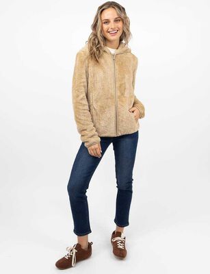 Imagen 2 del producto Polerón Mujer Icono Camel