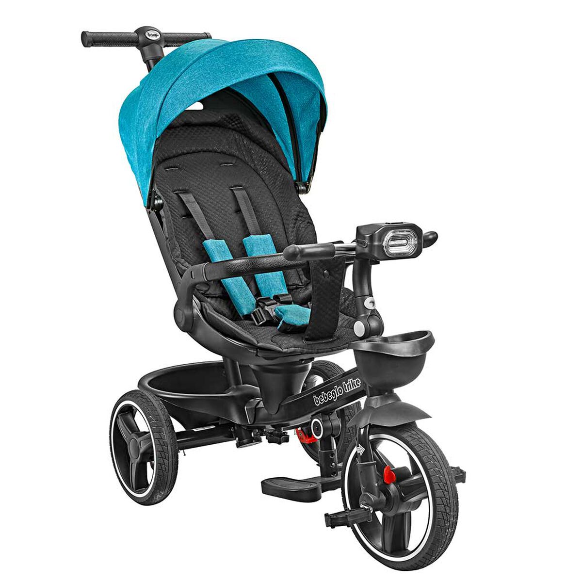 Triciclo 2 en 1 Turquesa Bebeglo
