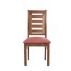 Juego de Comedor Latam Home Sevilla Murcia 2 Sillas + 2 Bancas Velvet Palo Rosa