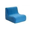Sillón Bodevir Komodo Felpa 1 Cuerpo Azul Rey 