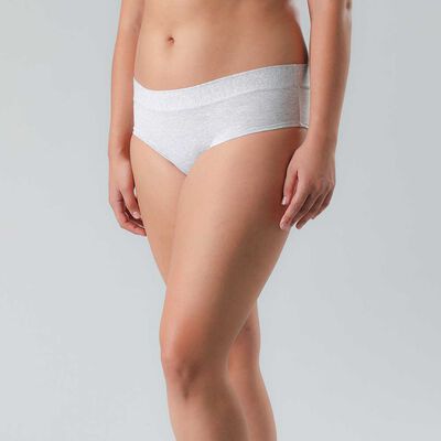 Imagen 2 del producto Pack 3 Pantaletas de Algodón Mujer Flores Blanco, Negro