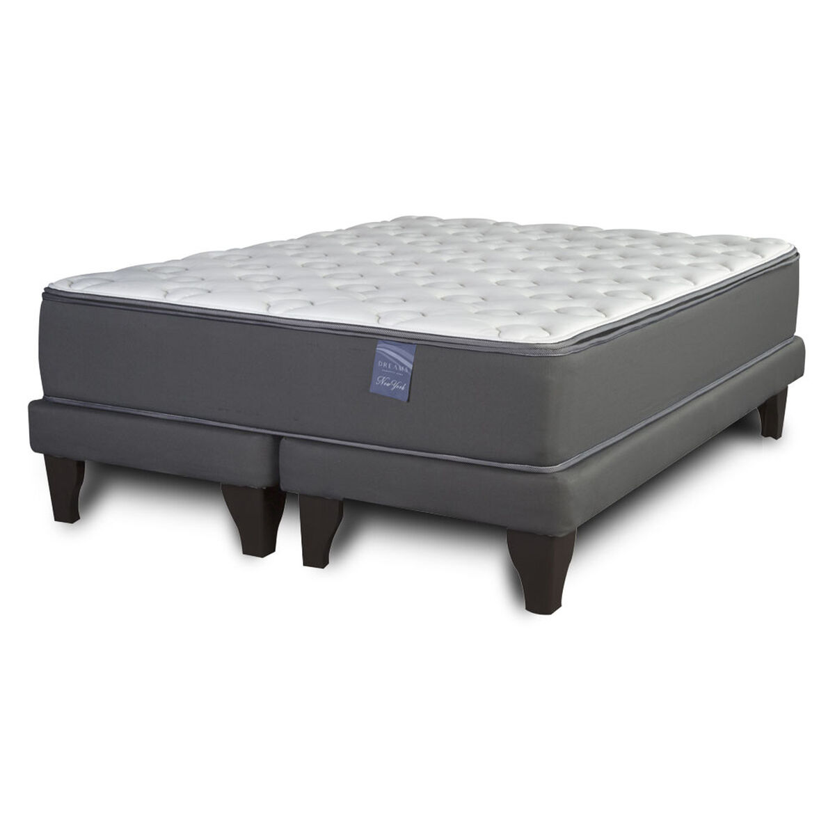 Cama Europea Dreams Base Dividida King New York