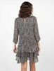 Vestido Estampado Corto Manga 3/4 Mujer Alma