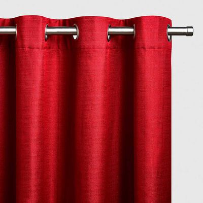 Set 2 Cortinas Blackout American Family 220 x 140 cm Burdeo