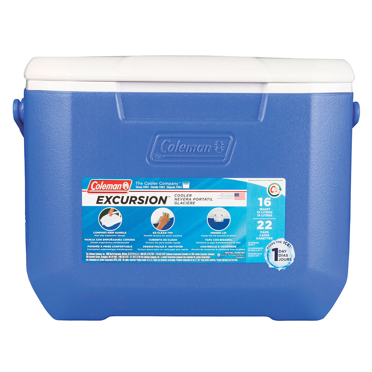 Cooler Coleman 16QT Azul