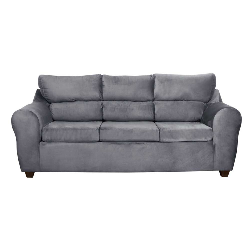 Sofá Mexx Muebles Dubai 3 Cuerpos Gris