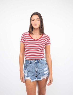 Imagen 1 del producto Polera Manga Corta Mujer Icono Color-2