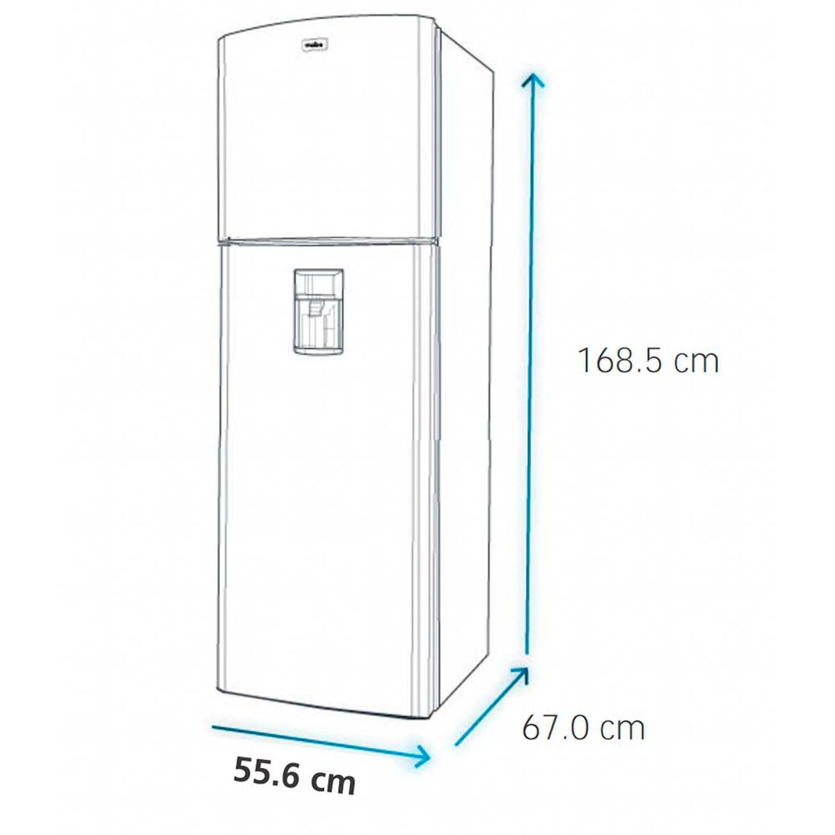 Refrigerador No Frost Mabe RMA255PJUC 249 lts.