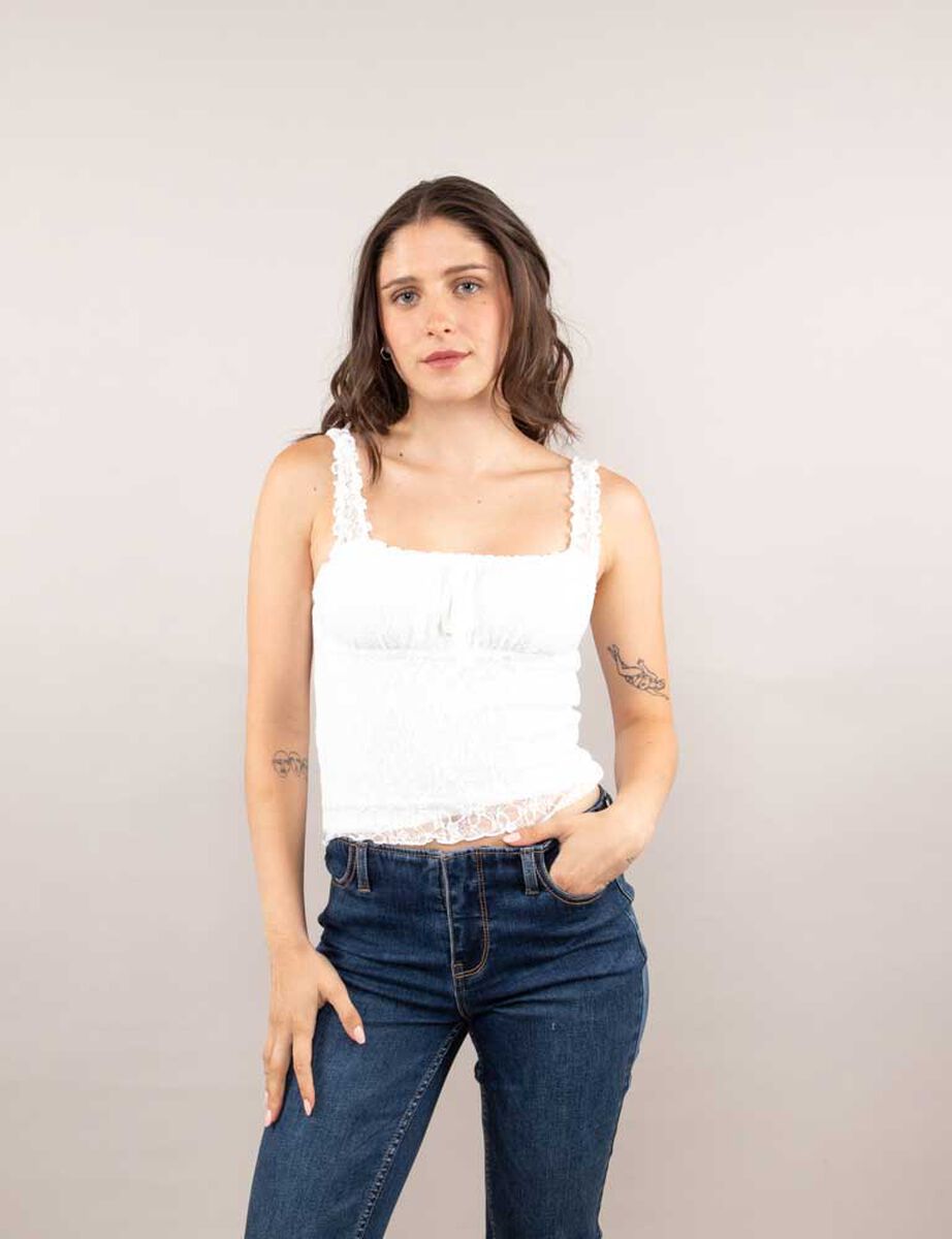 Polera Sin Manga Mujer Icono