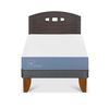 Cama Europea CIC Base Normal 1,5 Plazas Excellence + Respaldo Gales