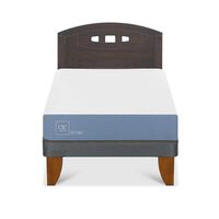 Cama Europea CIC Base Normal 1,5 Plazas Excellence + Respaldo Gales