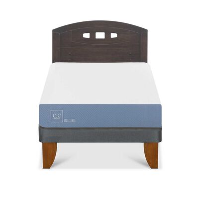 Imagen 1 del producto Cama Europea CIC Base Normal 1,5 Plazas Excellence + Respaldo Gales