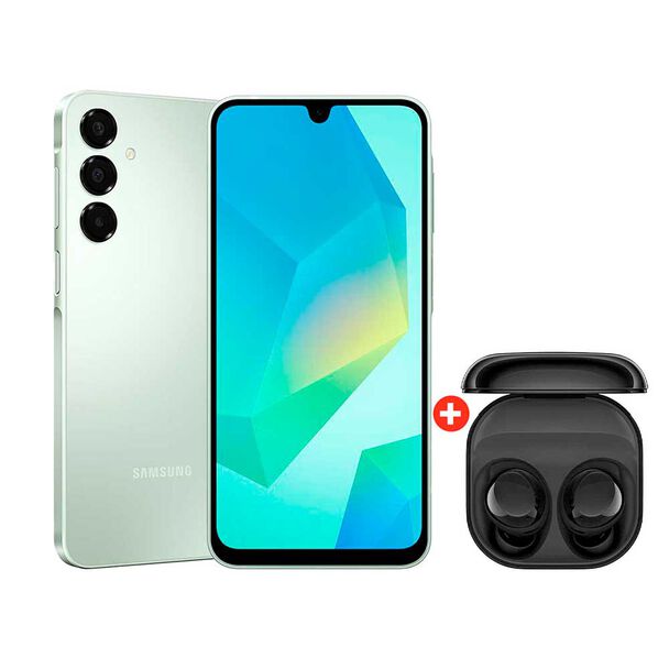 Celular Samsung Galaxy A16 LTE 128GB 6,7"" Light Green Liberado + Audífonos Bluetooth Samsung Galaxy Buds Core