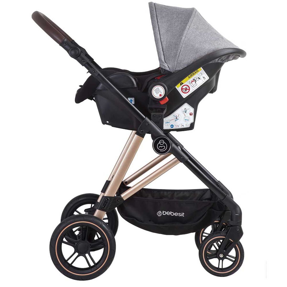 Coche Travel System Neo Gris Bebesit