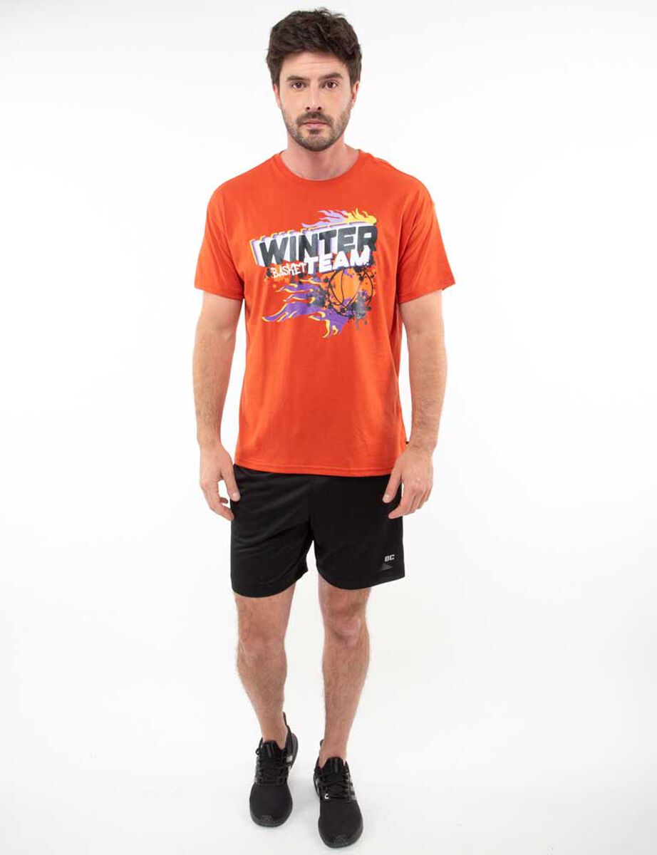 Polera Deportiva Hombre Black County