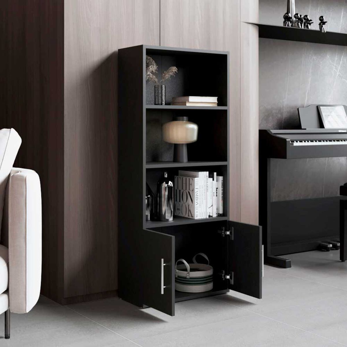 Biblioteca Tuhome Eco Joy Melamina Wengue 