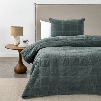 Quilt Cannon Rufus 1,5 Plazas Gris