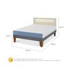 Cama Europea CIC 2 Plazas Excellence + Respaldo Munich Alpino