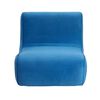 Sillón Bodevir Komodo Felpa 1 Cuerpo Azul Rey 
