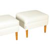 Set Pouf 2 Bodevir Provenza Felpa 04 Crudo&nbsp;