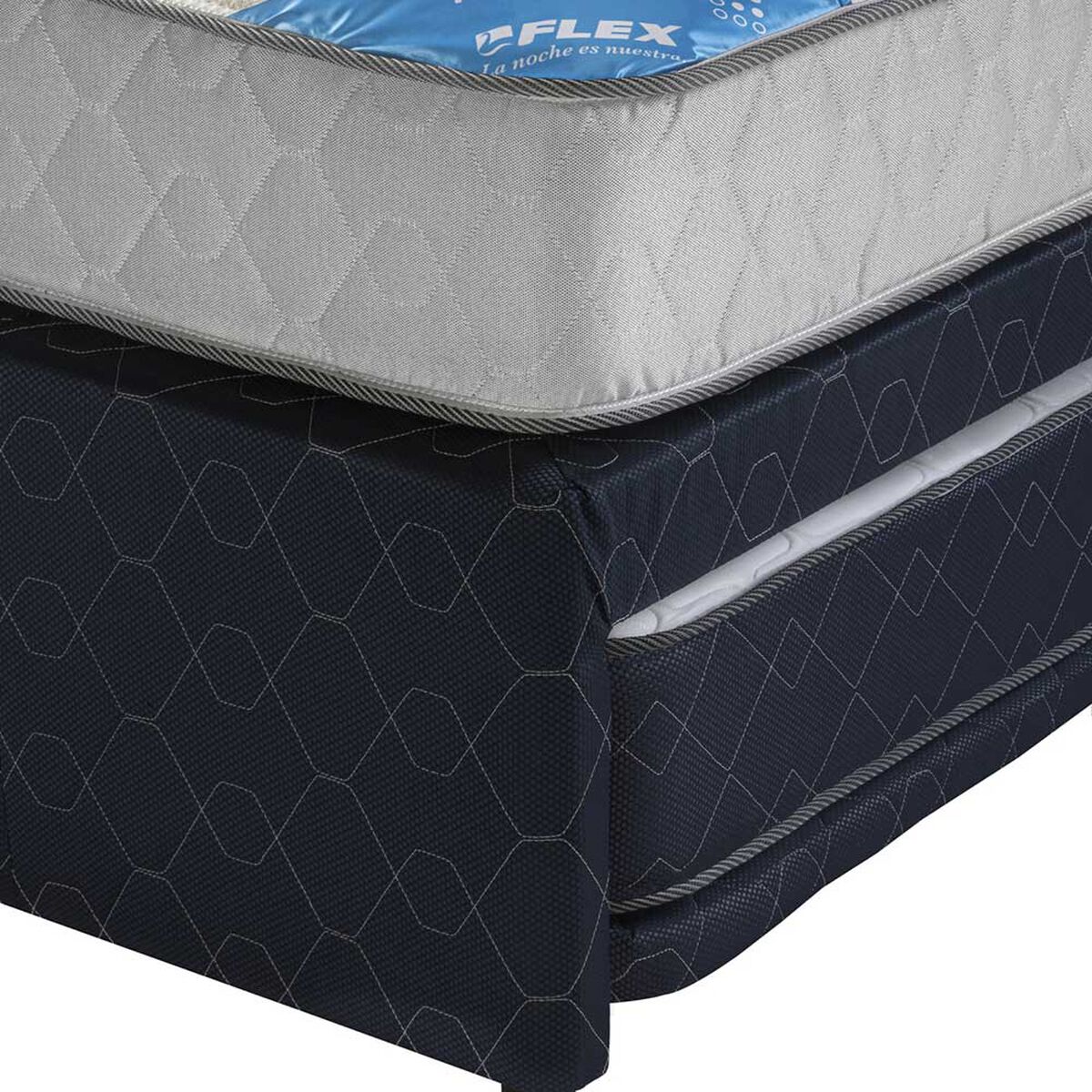 Diván Flex 1 Plaza Urbano  + Respaldo + Velador Asturia