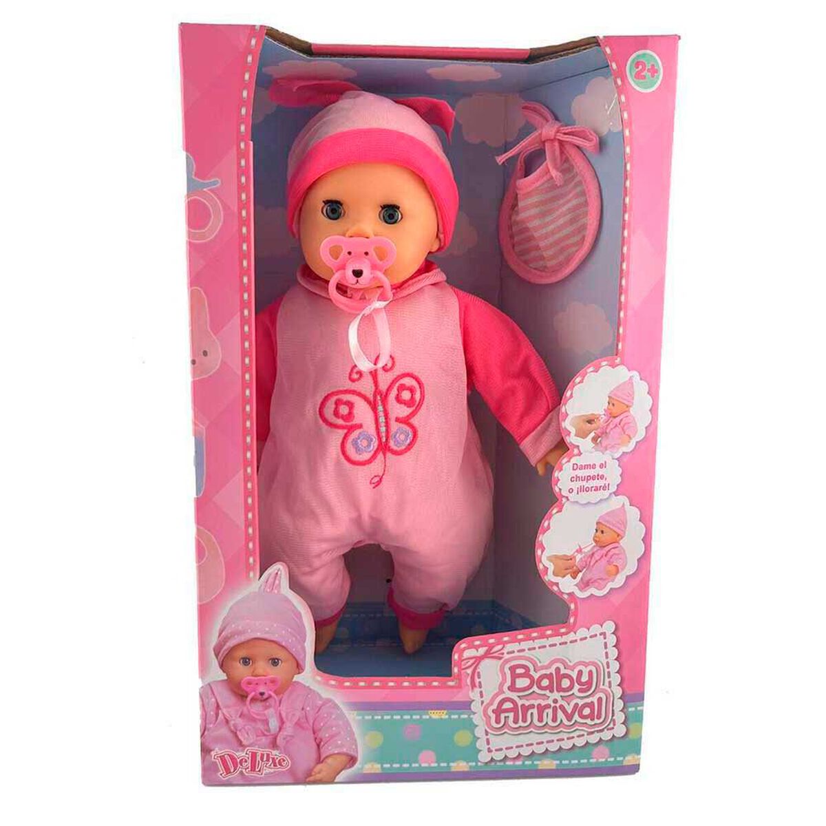 Mu&ntilde;eca con Chupete Deluxe
