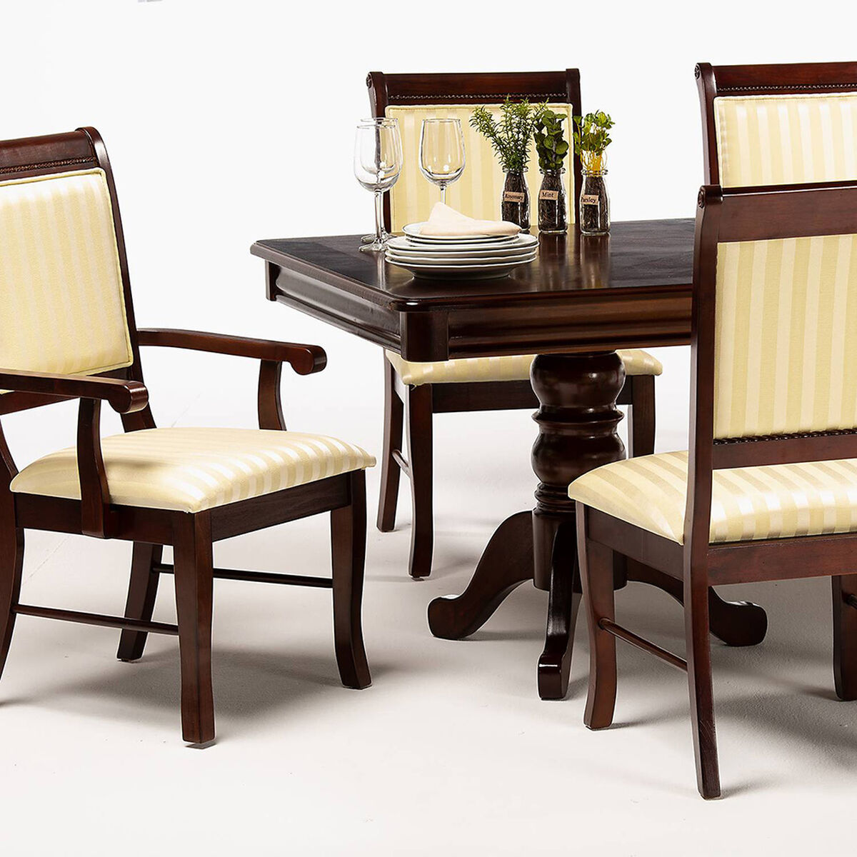 Juego de Comedor Daniels New Ternara con Extensión Listado  8 Sillas
