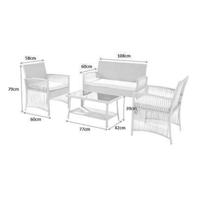 Imagen 2 del producto Juego De Terraza Casanova Julieta 2-1-1