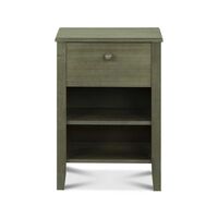 Velador CIC Torino 1 Cajón Olivo