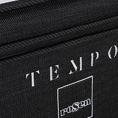 Imagen 2 del producto Cama Europea Rosen Base Dividida King Tempo + Respaldo + 2 Veladores Grafito + 2 Almohadas