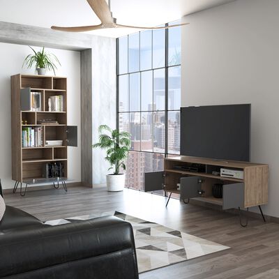 Imagen 2 del producto Rack TV Hasta 55"" + Biblioteca TuHome Vassel