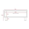 Combo Rack TV65 + Mesa de Centro TuHome Nomik Wengue Miel