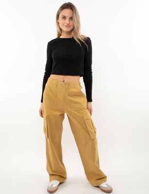 Imagen 2 del producto Pantalón Algodón Agustable Mujer Icono Camel, Marengo, Negro, Verde