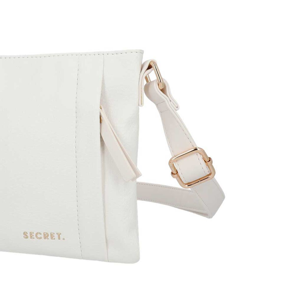 Cartera Bandolera Secret Albury SC7 Peque&ntilde;a Beige