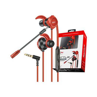 Imagen 2 del producto Audífonos In Ear 3DFX 9033 Rojo