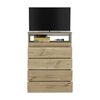 Cómoda TV Hasta 40" TuHome Z-80 4 Cajones Duna
