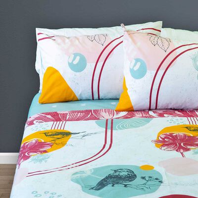 Imagen 1 del producto Juego de Sábanas Doral 200 Hilos King Doral Blue Diseño 2