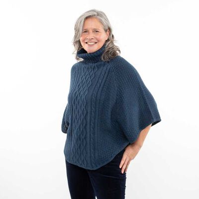 Sweater Poncho Mujer Portman Club