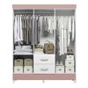 Clóset Vekkahome Mobi 6 Puertas 2 Cajones Blanco