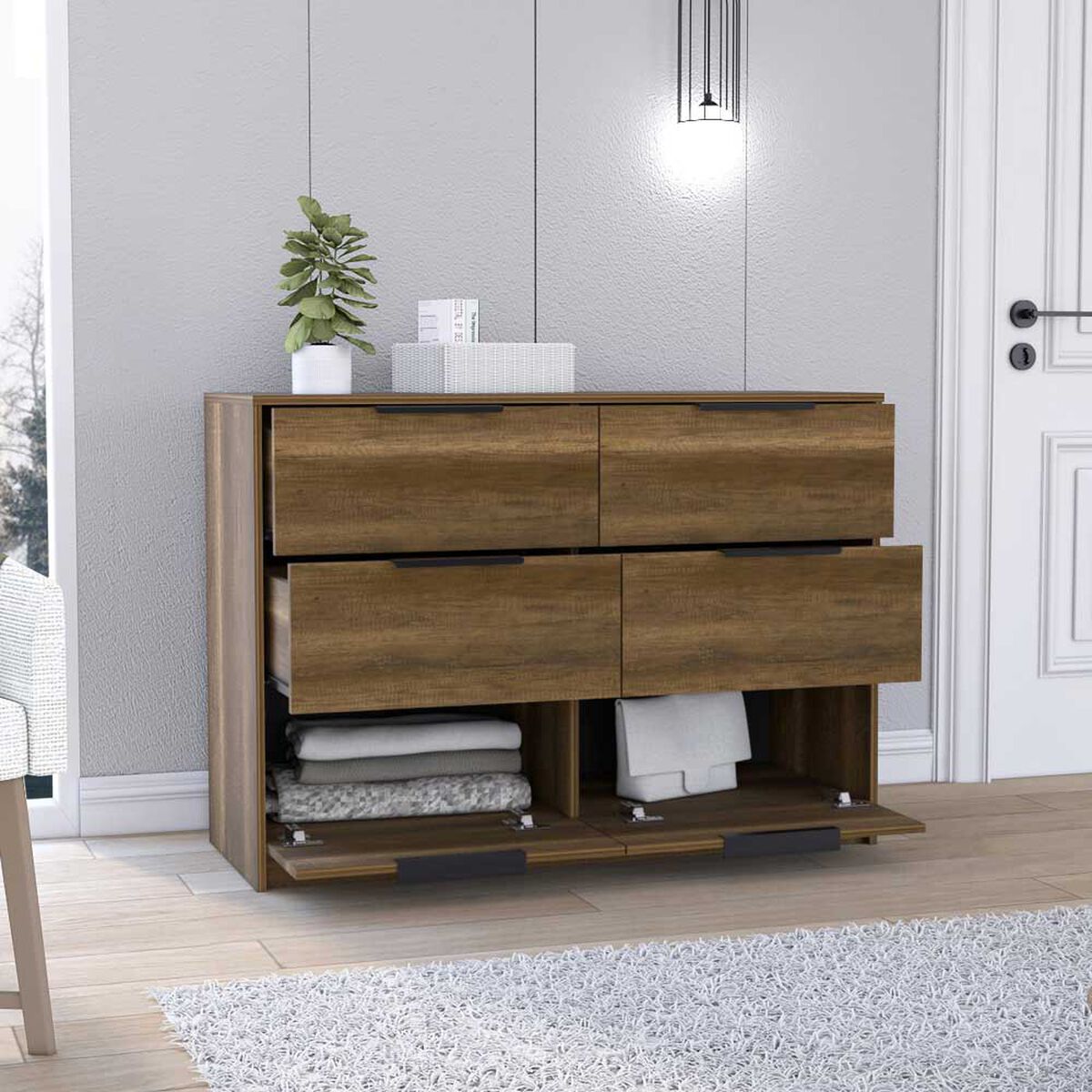 C&oacute;moda TuHome Kaia 4 Cajones