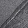 Frazada Flannel Embossed Mashini 1,5 Plazas Liso Gris